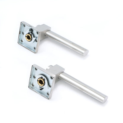 Superior Phobos Lever on Square Rose Handle Set - Satin Stainless Steel