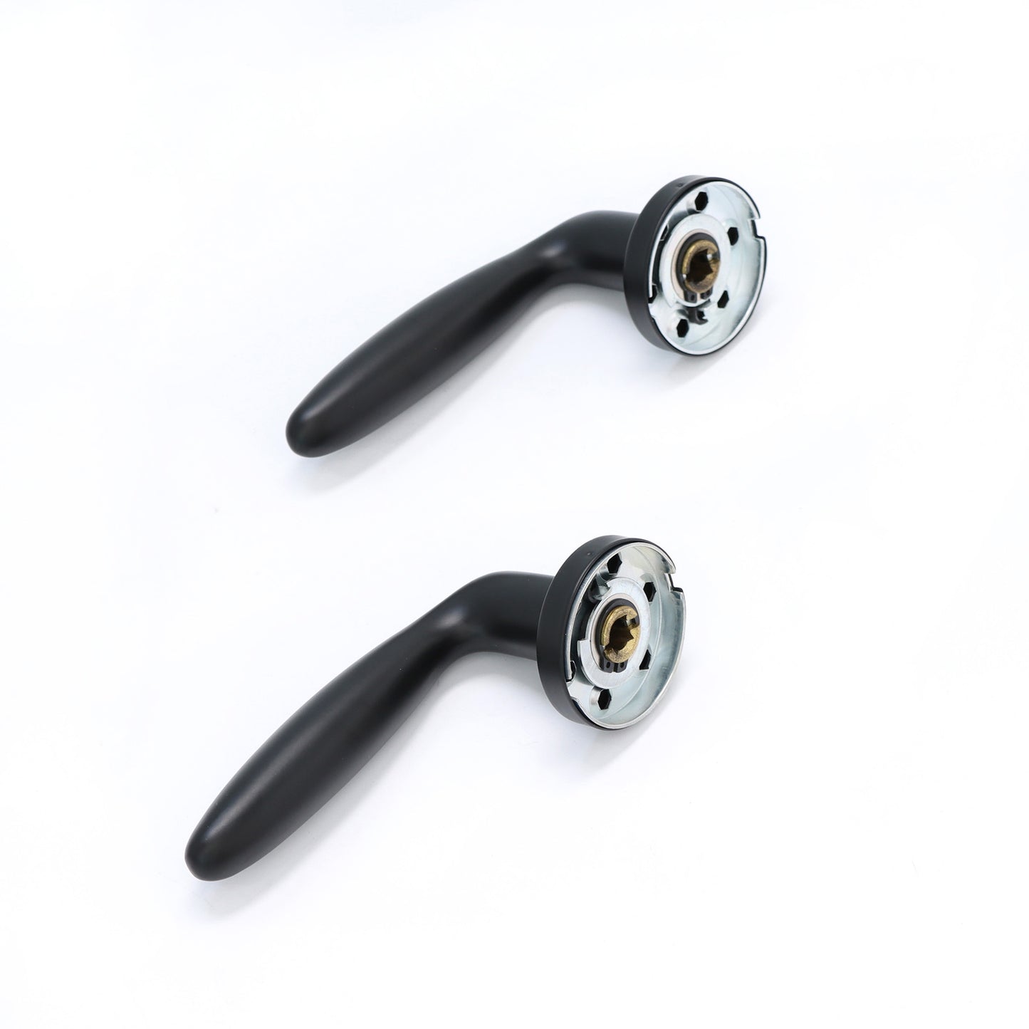 Superior Sirius Lever on Round Rose Handle Set - Matt Black