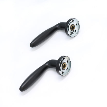 Superior Sirius Lever on Round Rose Handle Set - Matt Black