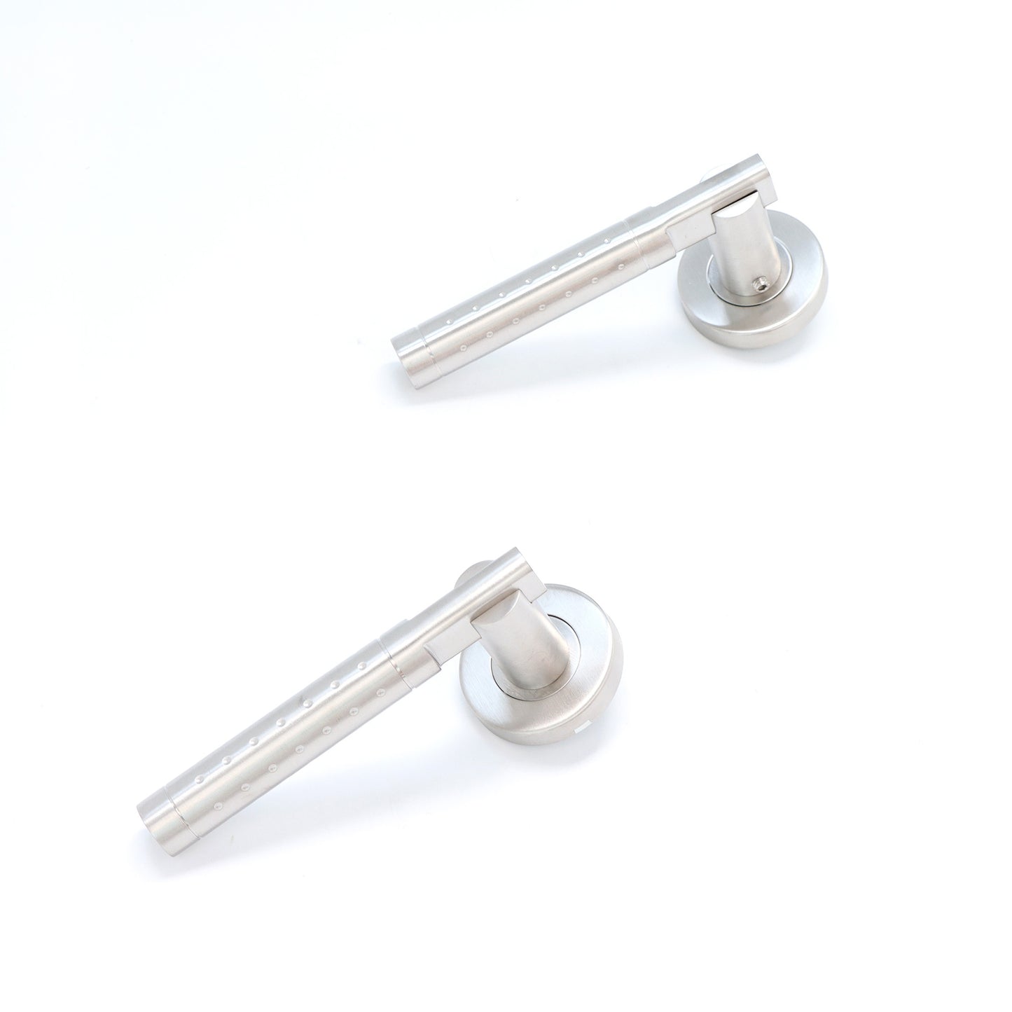 Superior Proxima Lever on Round Rose Handle Set - Satin Stainless Steel