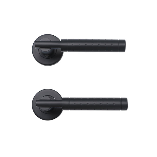 Superior Proxima Lever on Round Rose Handle Set - Matt Black