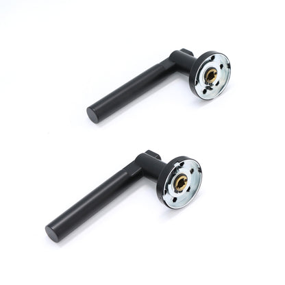 Superior Titan Lever on Round Rose Handle Set - Matt Black