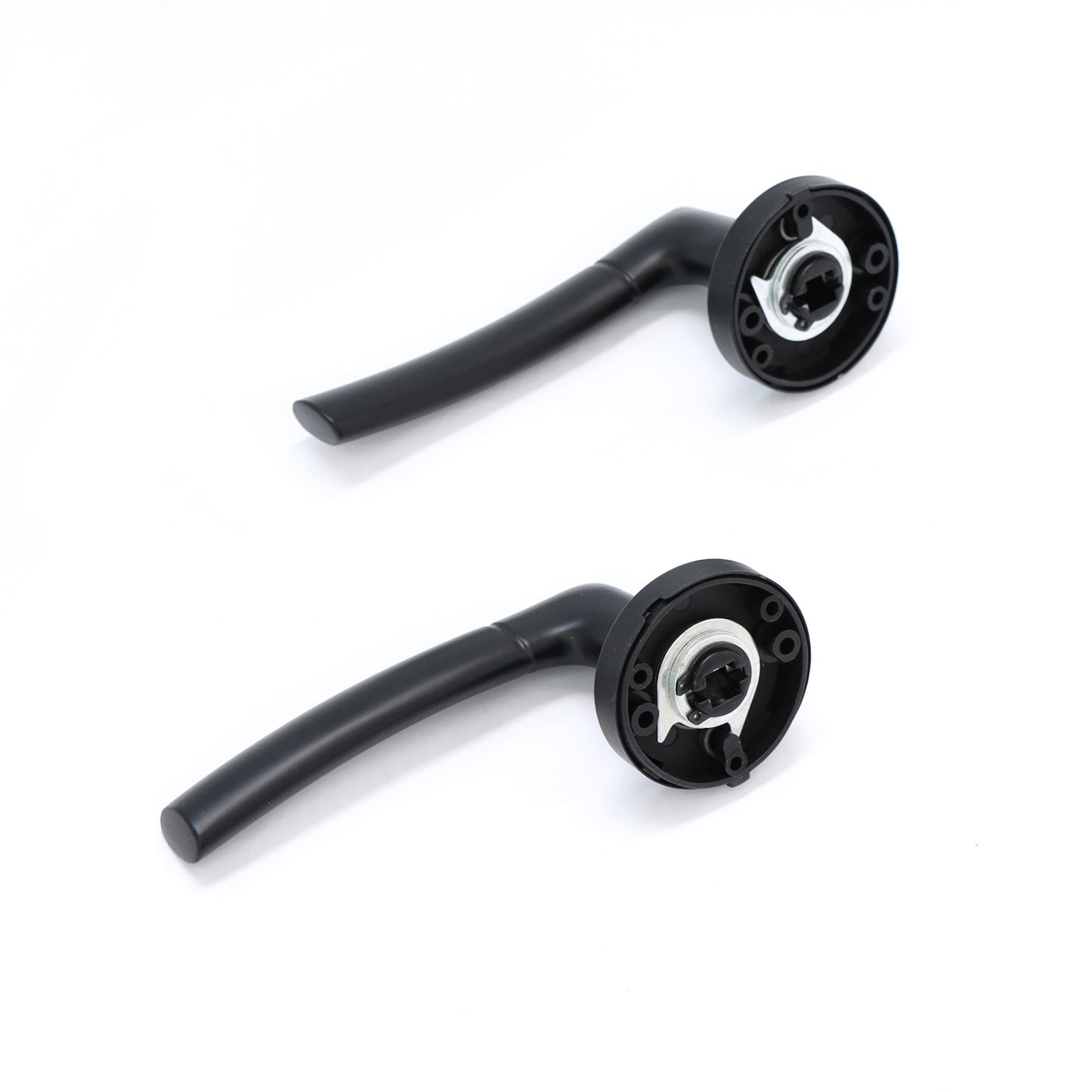 Lifestyle Alcor Lever on Round Rose Handle Set - Matt Black