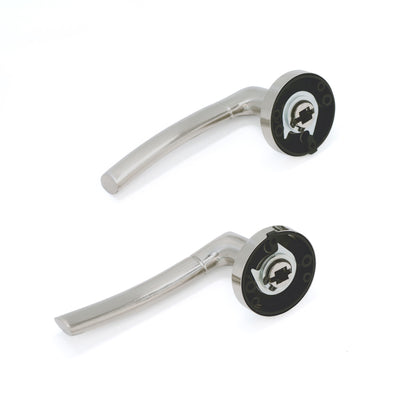 Lifestyle Alcor Lever on Round Rose Handle Set - Polished Chrome