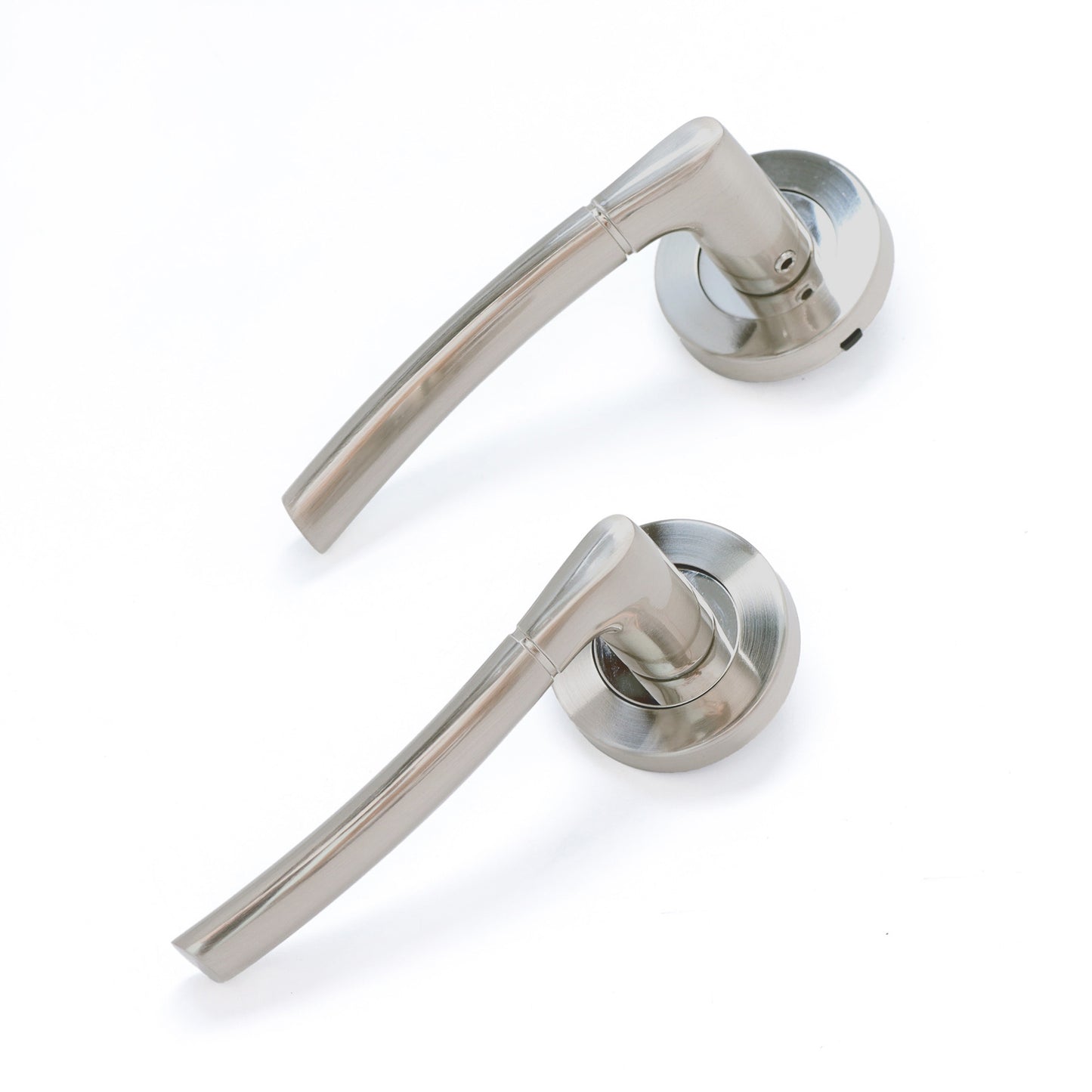Lifestyle Alcor Lever on Round Rose Handle Set - Polished Chrome