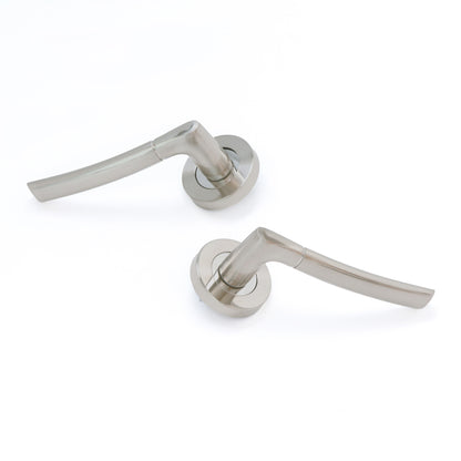 Lifestyle Alcor Lever on Round Rose Handle Set - Polished Chrome