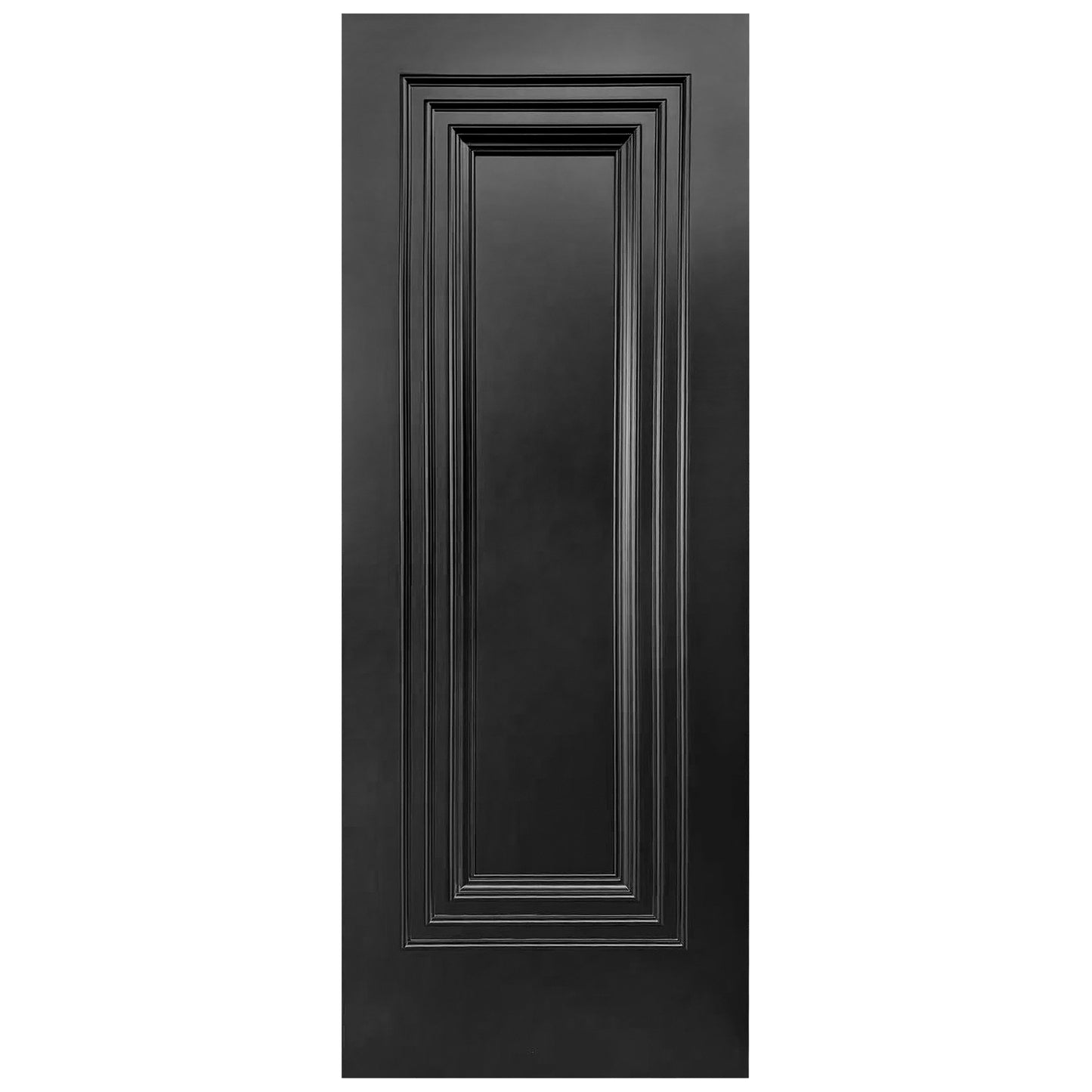 Jet Black Internal Fully Finished 1 Panel Trinity Door (BLACKTRI)