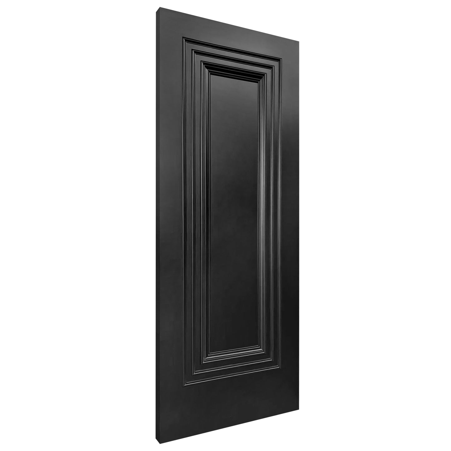 Jet Black Internal Fully Finished 1 Panel Trinity Door (BLACKTRI)
