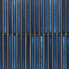 Blue Gloss - Linear 8mm Smooth Mosaic Waterproof Porcelain Wall Tile