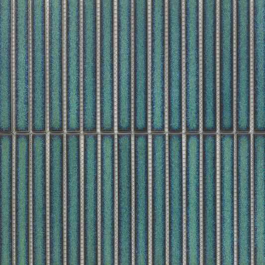Green - Linear 8mm Gloss Tile Sample (P12900)