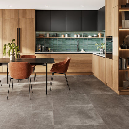 Emerald Gloss - Elara Smooth Linear Ceramic Wall Tile