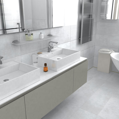 White Matt - Urban Smooth Porcelain Wall & Floor Tile