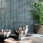Turquoise Gloss - Elara Smooth Linear Ceramic Wall Tile