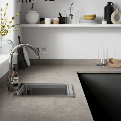 Laminate Worktop - Minos Stone 3000mm x 600mm x 38mm