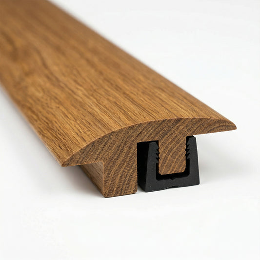 Natural Oiled Semi-Ramp Adapting Profile Door Bar 990mm (WRS18SEMI-MatL)