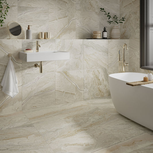 Natural Matt - Origins Smooth Waterproof Porcelain Wall & Floor Tile