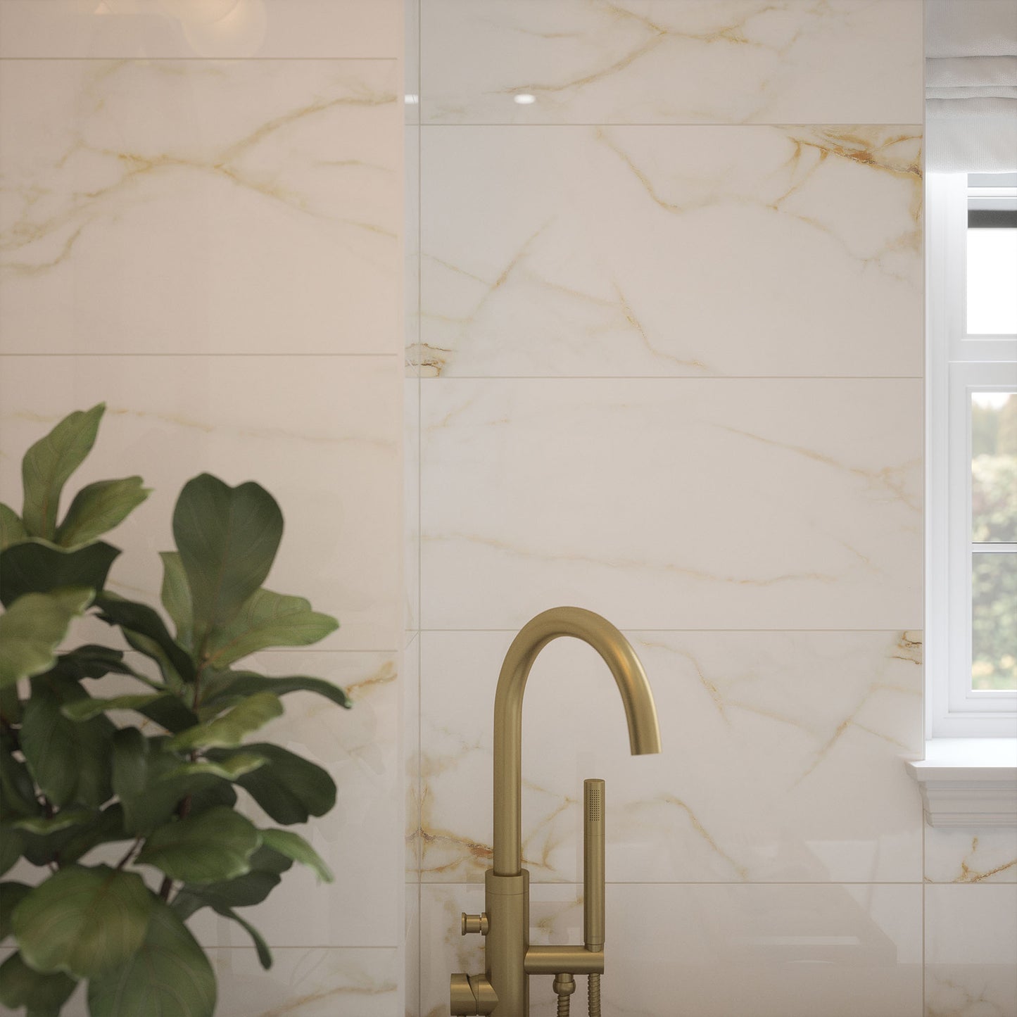 Sterling Gloss - Smooth Water Resistant Ceramic Wall Tile