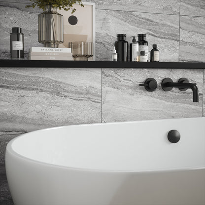 Grey Matt - Arden Smooth Water Resistant Ceramic Wall Tile