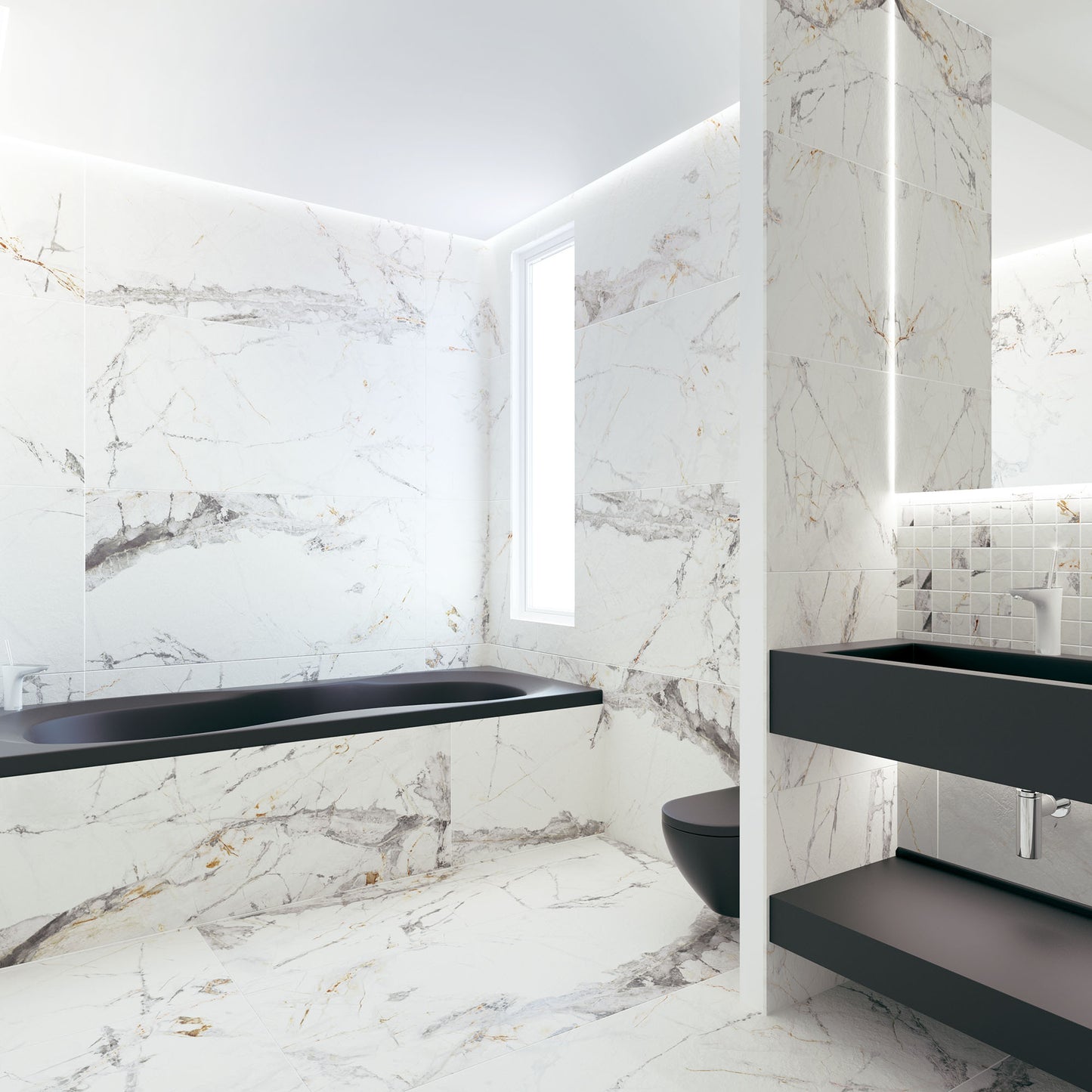 Celeste Matt - Smooth Waterproof Porcelain Wall & Floor Tile