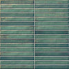Emerald Gloss - Elara 9.2mm Smooth Linear Waterproof Ceramic Wall Tile