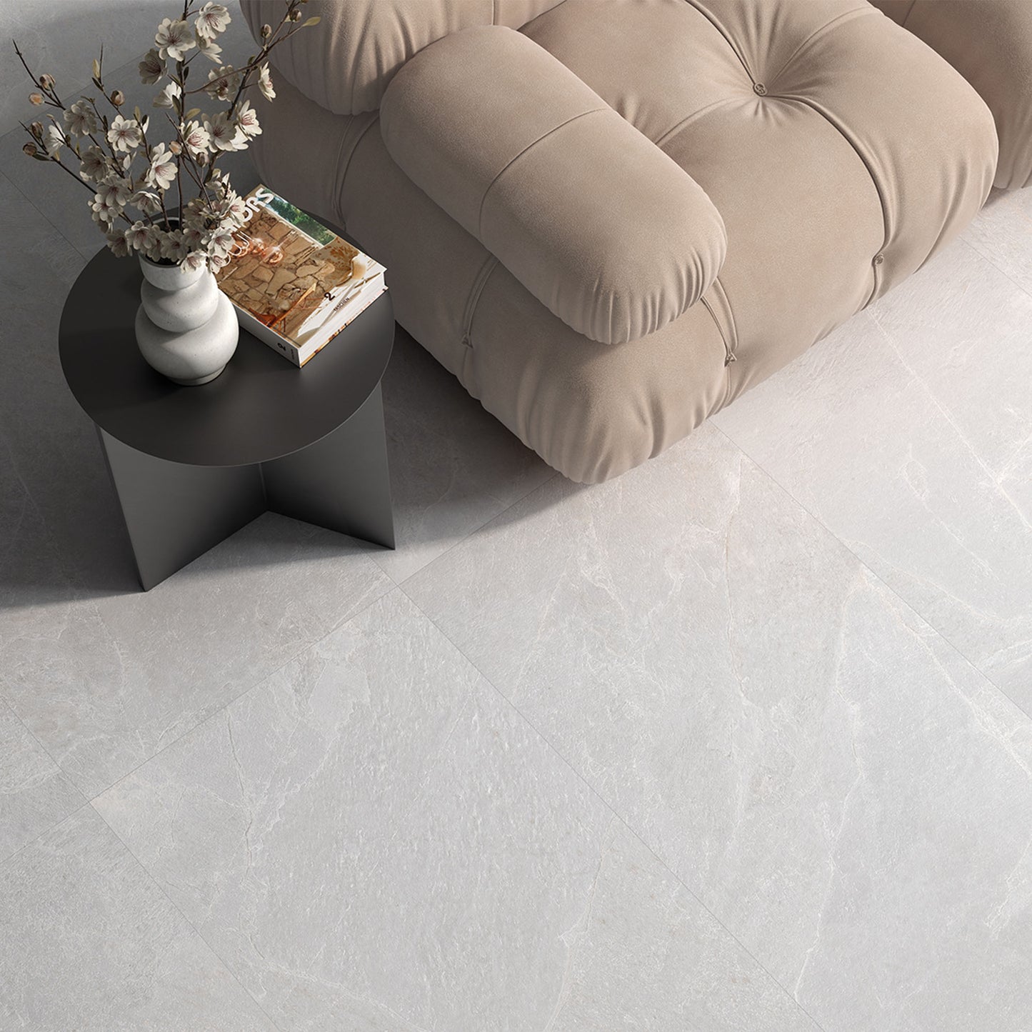 White Matt - Palma Smooth Waterproof Wall & Floor Tile