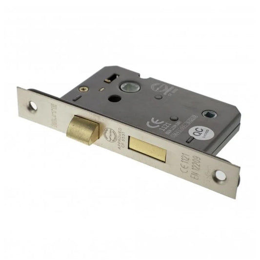 76mm (3'') CE Bathroom Lock - Satin Nickel (77779)