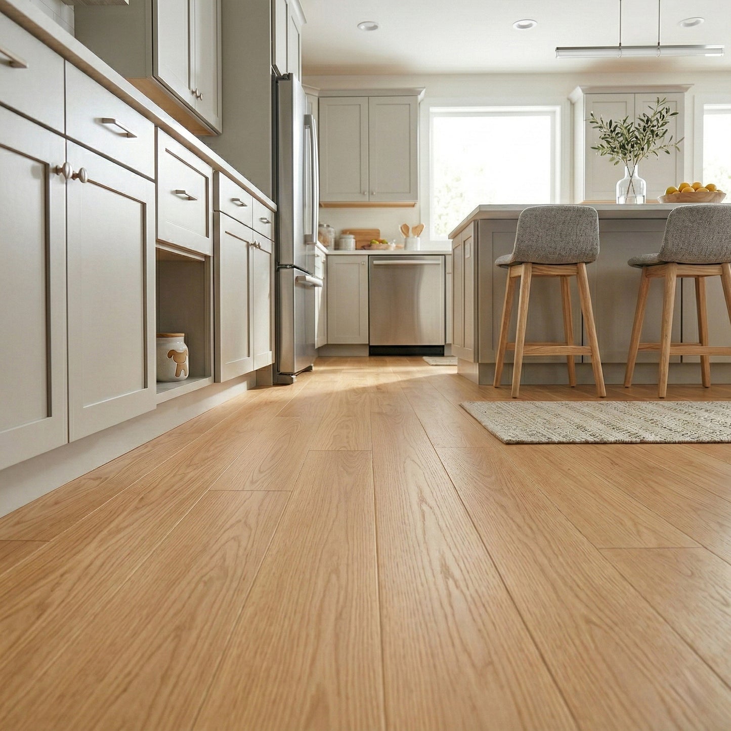 Natural Oak - 18mm Brushed and Oiled Solid Real Wood Flooring