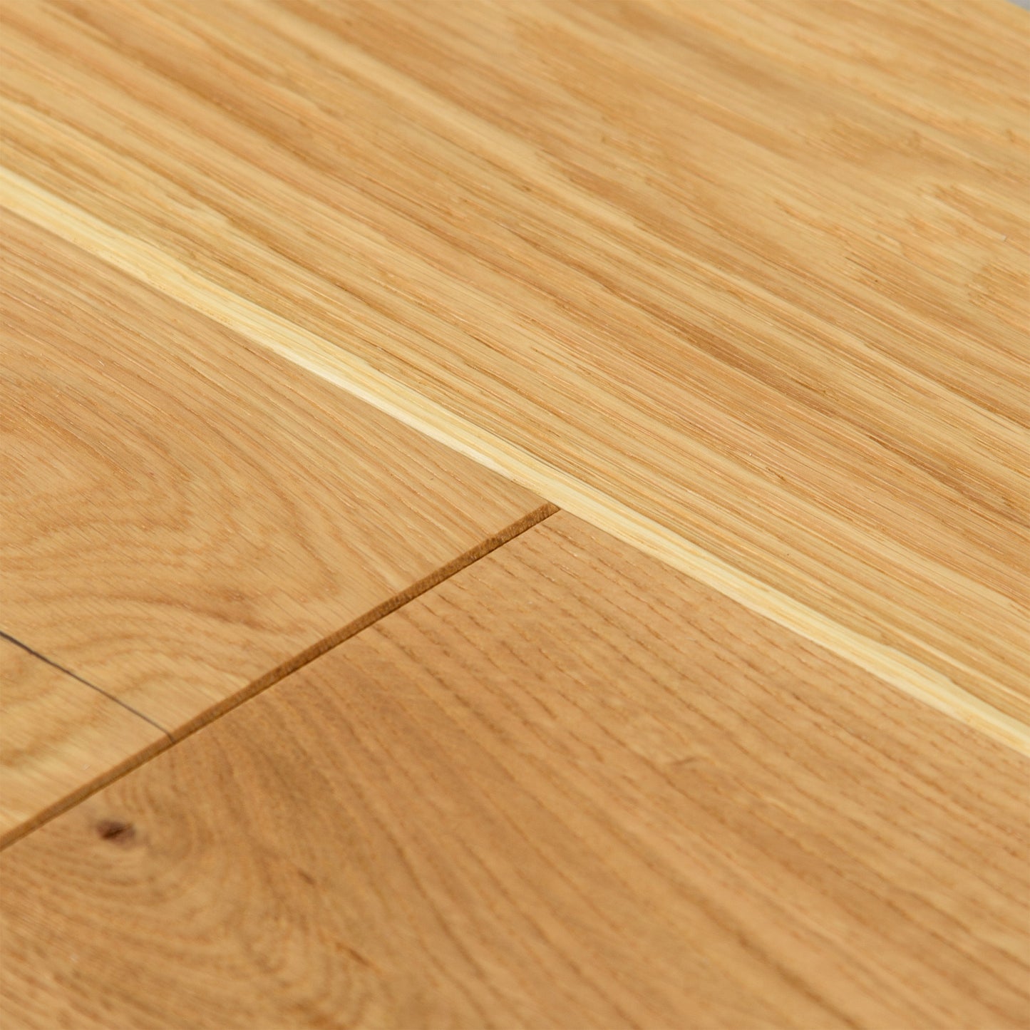 Natural Oak - 14mm Brushed and Oiled Engineered Real Wood Flooring
