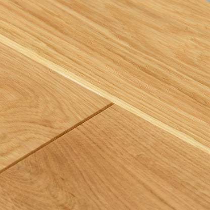 Natural Oak - 18mm Brushed and Oiled Solid Real Wood Flooring
