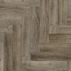 Nelson Oak - Foundation Herringbone SPC 2mm UV Coated Luxury Vinyl Flooring (122986)
