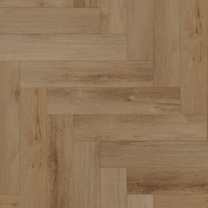 Burnaby Oak - Foundation Herringbone SPC 2mm UV Coated Luxury Vinyl Flooring