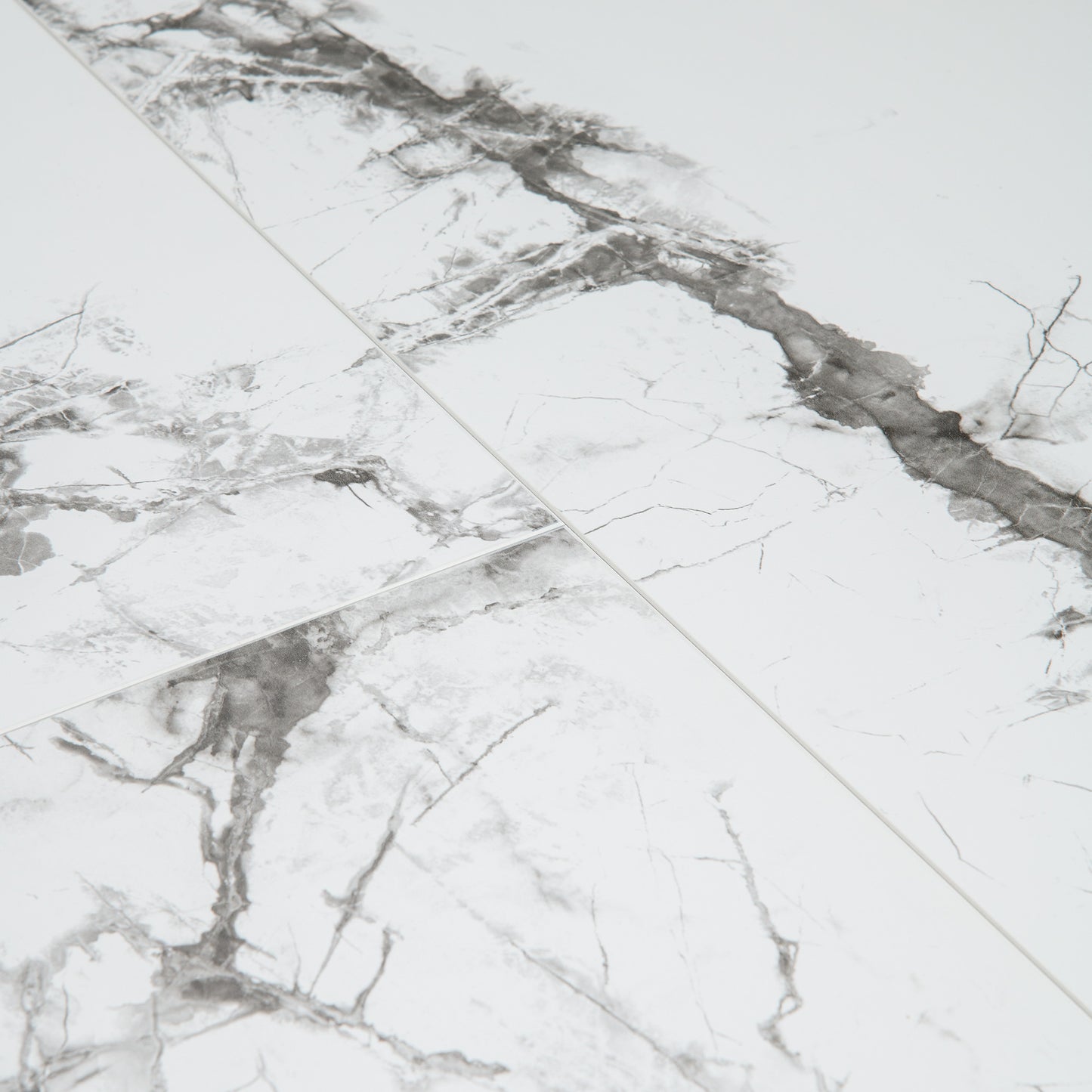 White Marble - Luxe Vision SPC 4mm UV Resistant Coating Wall Panelling (123046)