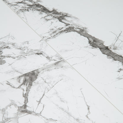 White Marble - Luxe Vision SPC 4mm UV Resistant Coating Wall Panelling (123046)