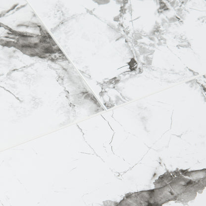 White Marble - Luxe Vision SPC 4mm UV Resistant Coating Wall Panelling (123046)