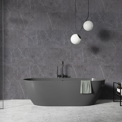 Grey Marble - Luxe Vision SPC 4mm UV Resistant Coating Wall Panelling (123047)