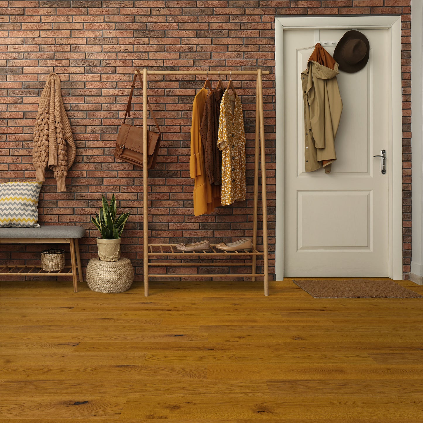 Golden Oak - 14mm UV Lacquered Sample (LIBEO14x150GOL)