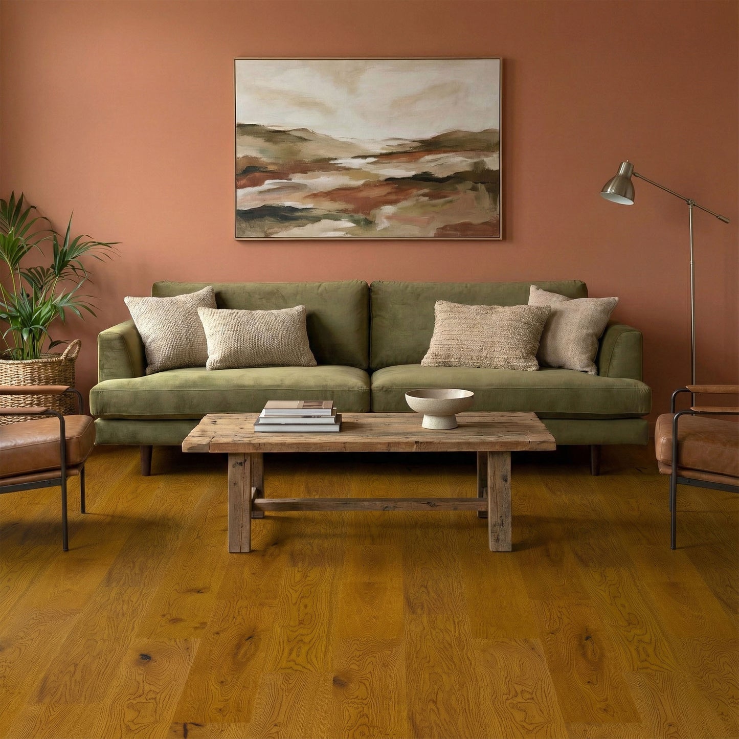 Golden Oak - 14mm UV Lacquered Sample (LIBEO14x190GOL)