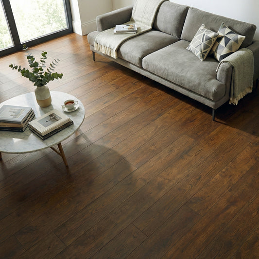 Toffee Oak - 14mm UV Lacquered Engineered Real Wood Flooring