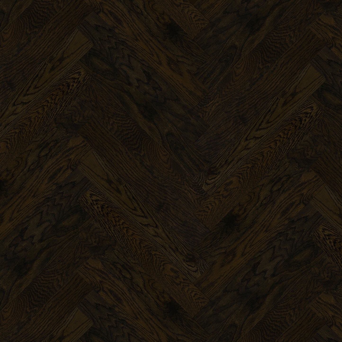 Dark Oak - Herringbone 18mm UV Lacquered Solid Real Wood Flooring