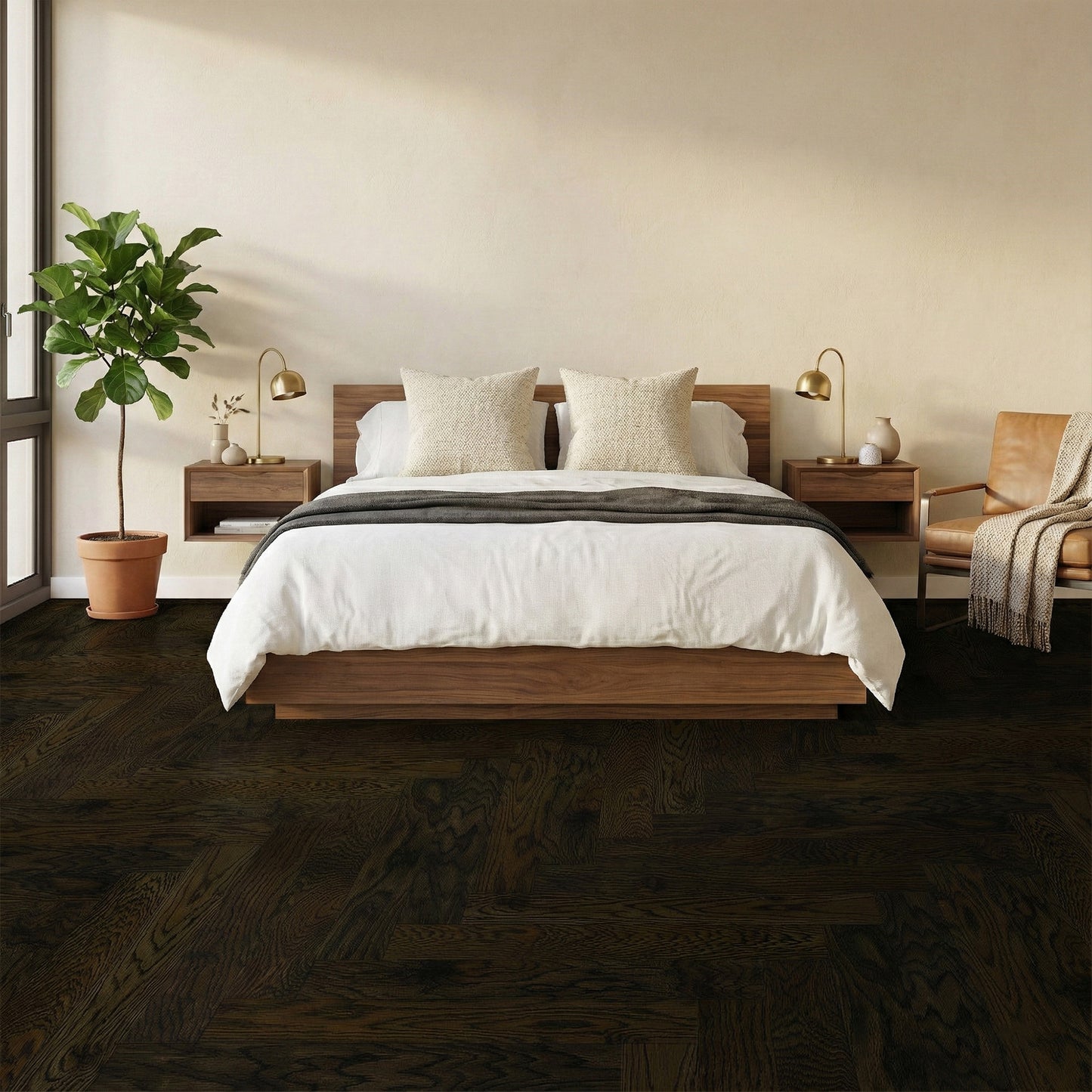 Dark Oak - 18mm Brushed & Oiled Sample (LIBSOHB18x90DAR2)