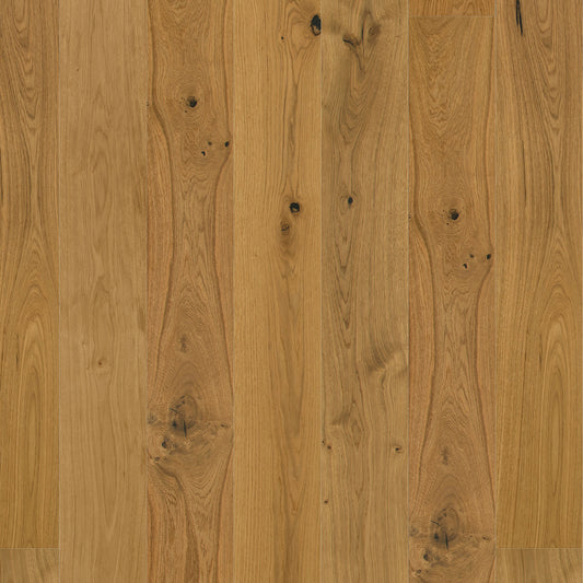 Rustic Oak - 14mm Brushed & oiled Sample (LIBEO14x190CLICK)
