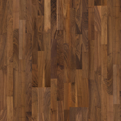 American Walnut - 13mm Engineered 3-Strip Click Real Wood Flooring (LIBEWAL13x210)