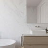 White Marble - PVC Gloss Waterproof Wall Panelling