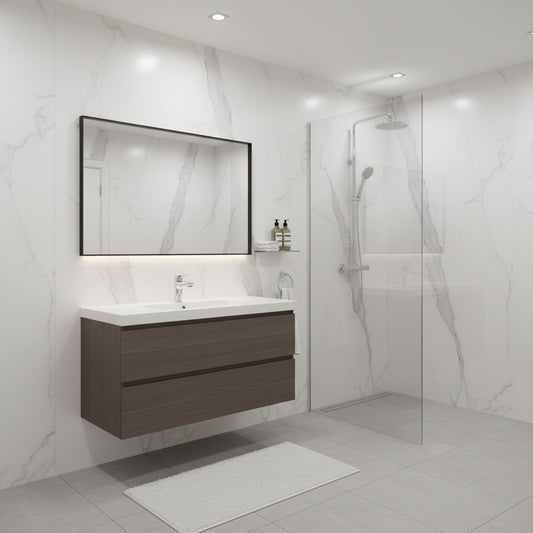 PVC Gloss Shower Wall Panel - Calcatta Marble (SP3)