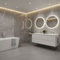 PVC Gloss Shower Wall Panel - Travertine (SP8)
