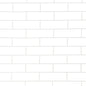 PVC Gloss Shower Wall Panel - London White Brick (SP11)