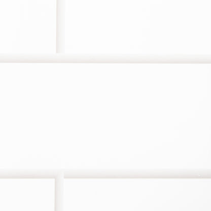PVC Gloss Shower Wall Panel - London White Brick (SP11)