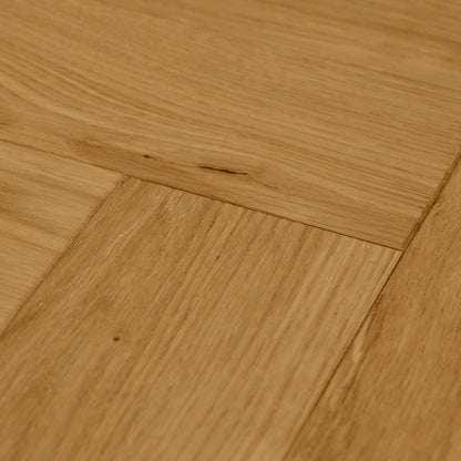 Natural Oak - Herringbone 14mm Brushed and Oiled Engineered Real Wood Flooring