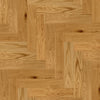 Natural Oak - Herringbone 14mm Brushed and Oiled Engineered Real Wood Flooring