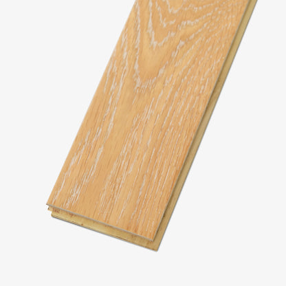 Washed Oak - Herringbone 14mm UV Lacquered Engineered Real Wood Flooring